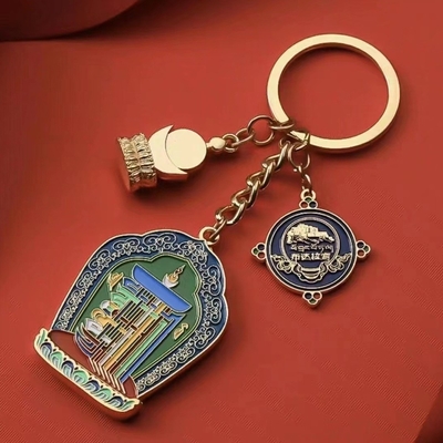 2024 Customized Zinc Alloy Carabiner Keychain with Customer Logo and Gravure Printing