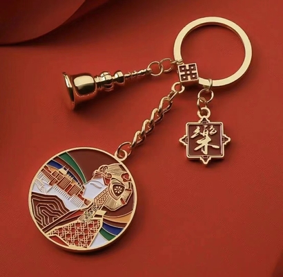 2024 Customized Zinc Alloy Carabiner Keychain with Customer Logo and Gravure Printing