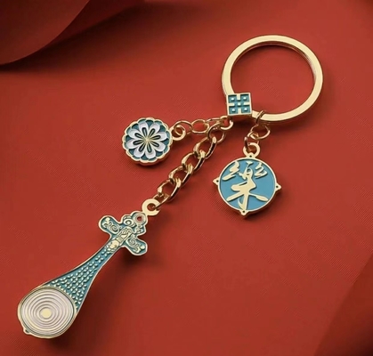 2024 Customized Zinc Alloy Carabiner Keychain with Customer Logo and Gravure Printing