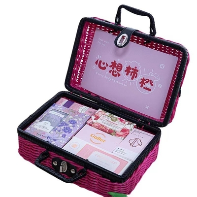 1 Color Graphics Printing and Office Products Meihei Spliced Vine Basket Gift Package
