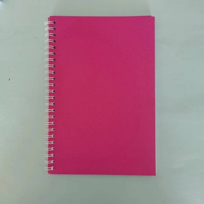 Minimalist Notepad Set Solid Color Coil Design Multiple Colors and Paper for 2024 Gift