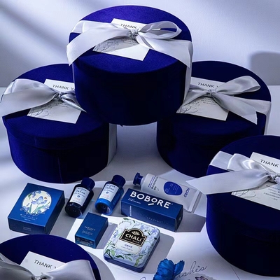 Silk Screen Printing Techniques Light Luxury Velvet Gift Set for Boyfriend's Birthday