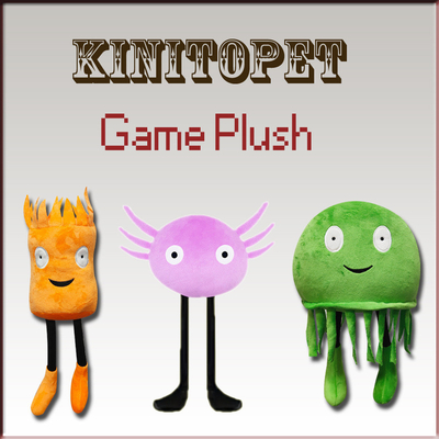 Colorful KinitoPet Plush Electronic Pet Salamander Doll Horror Monster Game Plush Toy 2024