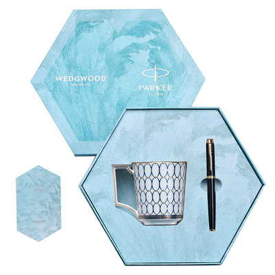 IM Pure Black Liya Gold Clip Pearl Pen Wedgwood Gold Pink Youth Blue Mug Set for Event