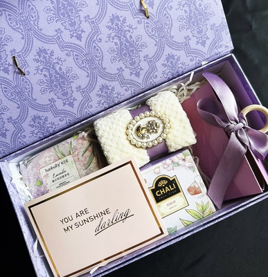 Exclusive Wedding Gift Set Eco-friendly Purple Metal Candy Box for Automotive Lovers