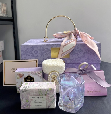 Exclusive Wedding Gift Set Eco-friendly Purple Metal Candy Box for Automotive Lovers