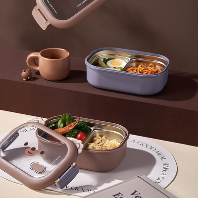 Stainless Steel Insulated Lunch Box for Children's Day Gift 2 Color Graphics Printing