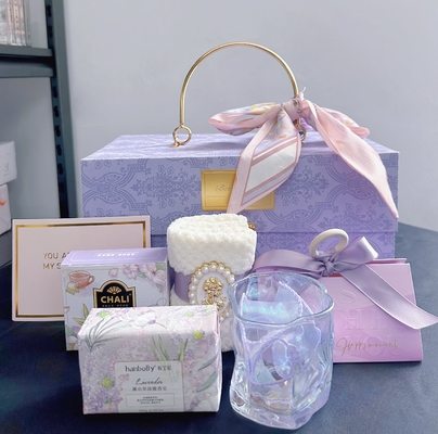 Exclusive Wedding Gift Set Eco-friendly Purple Metal Candy Box for Automotive Lovers
