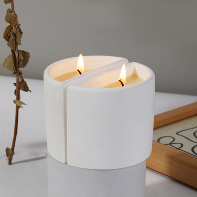 Insurance Target End User Creative Hand Gift Handmade Gypsum Cup Aromatherapy Candle
