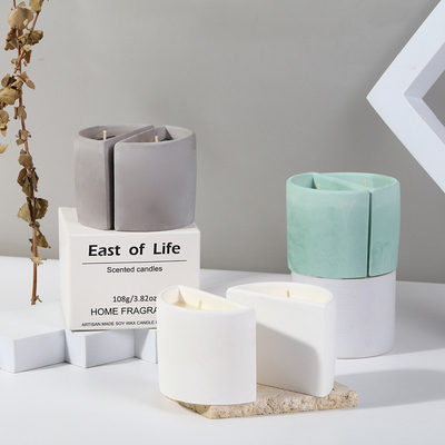 Insurance Target End User Creative Hand Gift Handmade Gypsum Cup Aromatherapy Candle