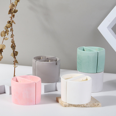 Insurance Target End User Creative Hand Gift Handmade Gypsum Cup Aromatherapy Candle