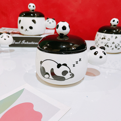 Silk Screen Printing Techniques for Graphics Cute Black and White Chubby Mug B2B Gift