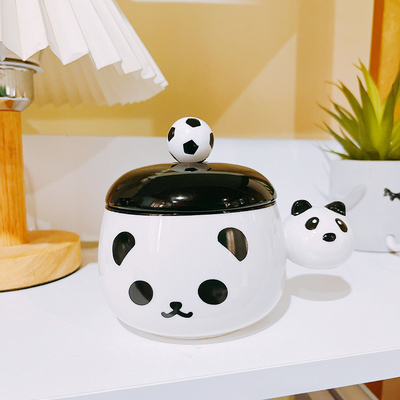 Silk Screen Printing Techniques for Graphics Cute Black and White Chubby Mug B2B Gift