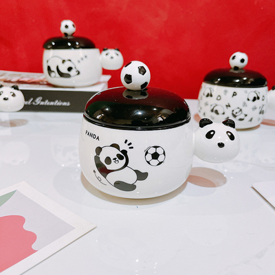 Silk Screen Printing Techniques for Graphics Cute Black and White Chubby Mug B2B Gift