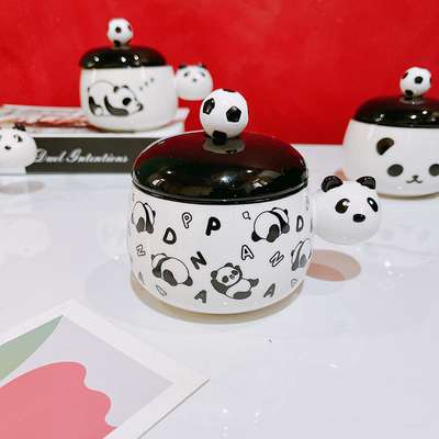 Silk Screen Printing Techniques for Graphics Cute Black and White Chubby Mug B2B Gift