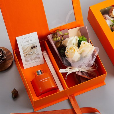 March 8th Festival Handholding Gift Aromatherapy Bouquet Gift Box with Color Printing