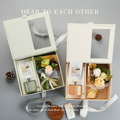 March 8th Festival Handholding Gift Aromatherapy Bouquet Gift Box with Color Printing
