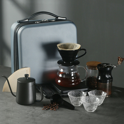 Presentation Gift Set Style Travel Coffee Set Portable Outdoor Coffee Equipment Business Gift