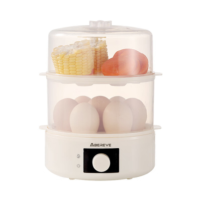 Hotel and Resort Double Layer Egg Cooker Small Power Steamer for Household Dormitories