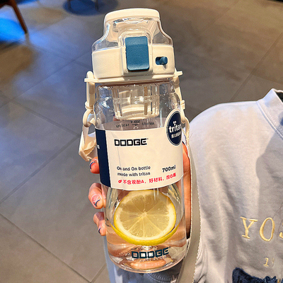Dodge Summer Tritan Water Bottle Large Capacity 700/900ml for Nonprofit Organizations