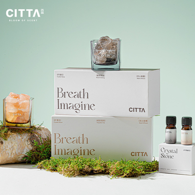 Fireless Aromatherapy Crystal Stone Essential Oil Set Gift Box Agriculture Target End User
