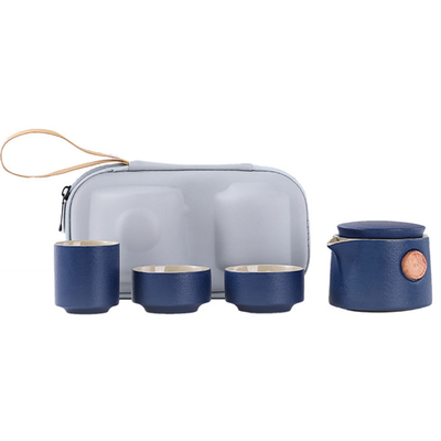 Enhance Your Tea Time with Our Portable Black Pottery Kung Fu Set Education Oriented