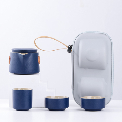 Enhance Your Tea Time with Our Portable Black Pottery Kung Fu Set Education Oriented