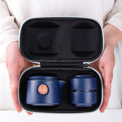 Enhance Your Tea Time with Our Portable Black Pottery Kung Fu Set Education Oriented