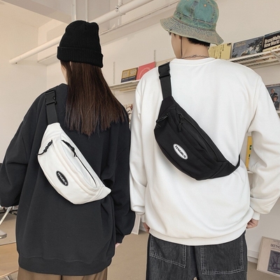 Simple and Versatile One Shoulder Chest Bag Ideal Silk Screen Printing for Graphics