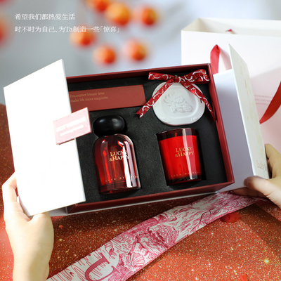 Silk Screen Printing Indoor Aromatherapy Hanger for Year Aromatherapy Candle Gift Set