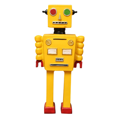 Window Decorations and Handicrafts for Father's Day Retro Robot Model Decorations
