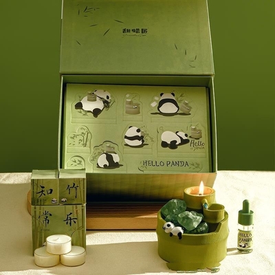 Office Products Fireless Aromatherapy Candle Set Color Printing for Graphics 1 Color