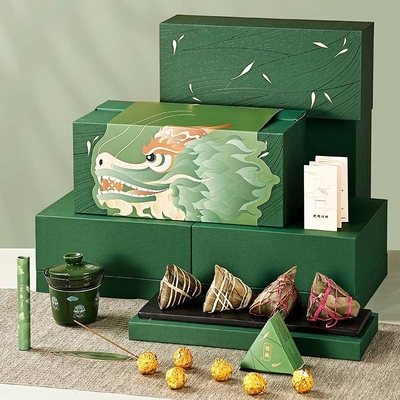 Dragon Pearl Tea Balls and Mugwort Fragrance Tea Set in Customized Size Plastic Box