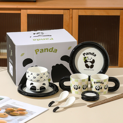 Upgrade Your Hotel and Resort Dining Experience with Panda Cub Ceramic Gift Box Set