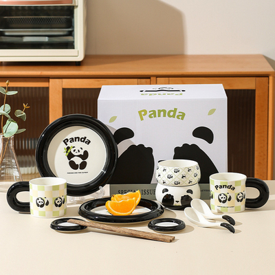 Upgrade Your Hotel and Resort Dining Experience with Panda Cub Ceramic Gift Box Set
