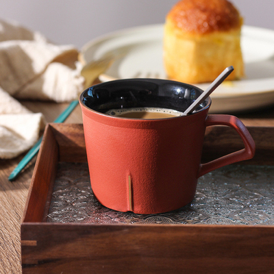 Silk Screen Printing Japanese Minimalist Mug Practical Activity Prize for Coffee Cups