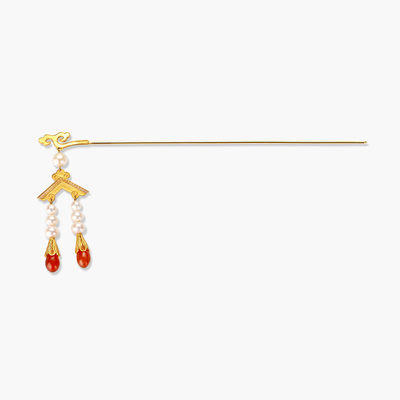 Customized Color Novelty Gifts Suichao Jiarui Hairpin 925 Silver Plated Gold Hairpin Gift Box Birthday Gift