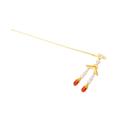 Customized Color Novelty Gifts Suichao Jiarui Hairpin 925 Silver Plated Gold Hairpin Gift Box Birthday Gift