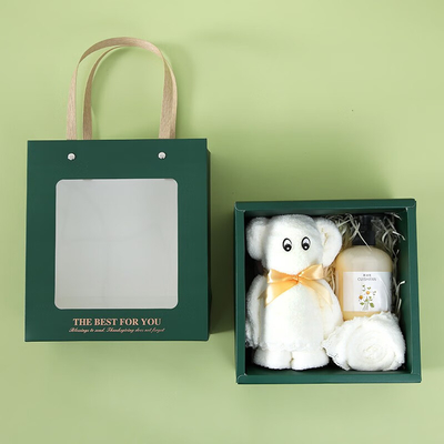 Sports and Games Towel Gift Box Towels Square Towels Hand Cream Ideal Women's Day Gift