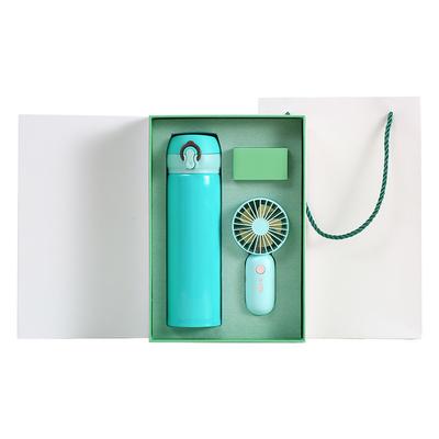304 Thermos Cup Pocket Small Fan The Perfect Duo for Your Summer Value Business Gifts