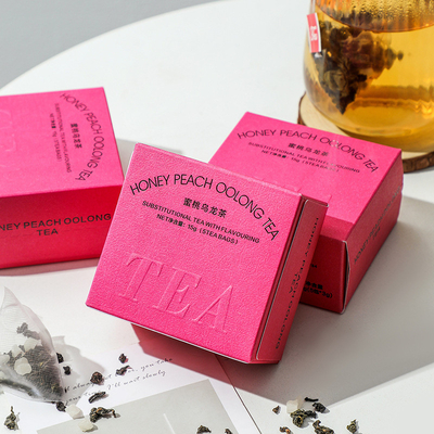 Alumni Relations Tea Gift Peach Oolong Tea in Hot Stamping Packaging March 8th Activity