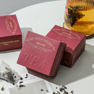 Alumni Relations Tea Gift Peach Oolong Tea in Hot Stamping Packaging March 8th Activity