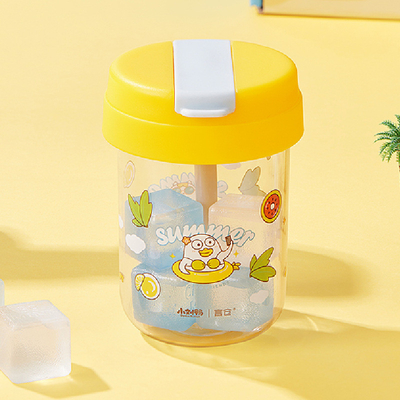 5 Color Graphics Printing Small Fan Straw Cup Mosquito Band Sticker by Xiao Liu Duck