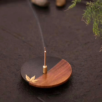 Chinese Style Redwood Incense Tools Incense Wooden Bedroom Incense Stove Set for Gifts