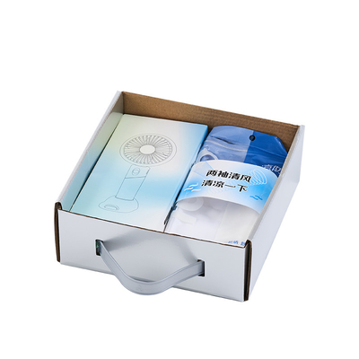 Silk Screen Printed Portable Fan Cool Sleeve Perfect Presentation Gift Set for Summer