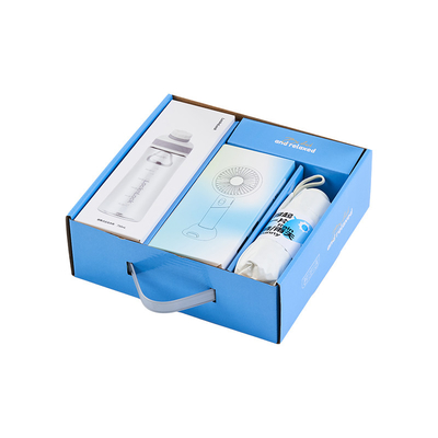 UV Printing Summer Appointment Gift Box Lock Water Cup Portable Fan UV Portable Umbrella