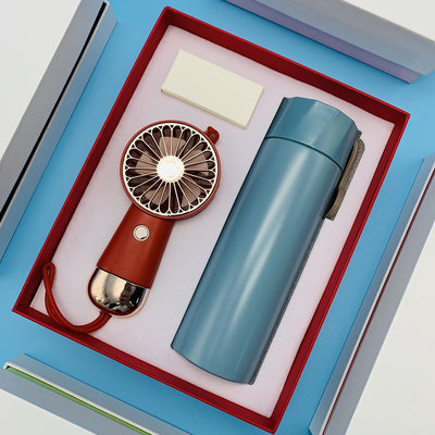 Three Stage Small Fan Portable Thermal Cup 300ml Your Ideal Summer Activity Companion