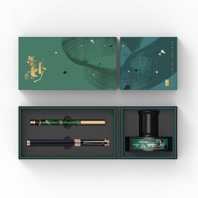 1-Color Graphics Printing Momiao President's Pen Hero Pen Water Brush 2-in-1 Gift Box