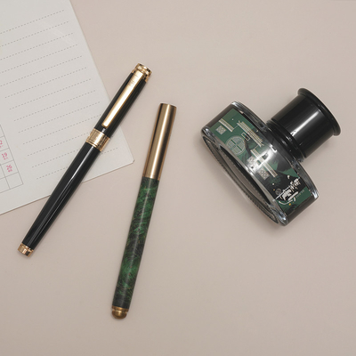 1-Color Graphics Printing Momiao President's Pen Hero Pen Water Brush 2-in-1 Gift Box