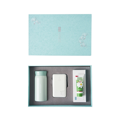 Le Kou Life Gift Set Insulation Cup 200ml Mobile Power Hand Cream for Thank You Gifts